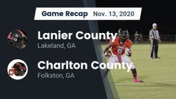 Recap: Lanier County  vs. Charlton County  2020