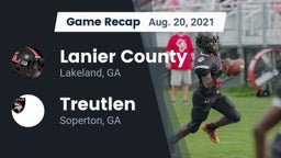 Recap: Lanier County  vs. Treutlen  2021