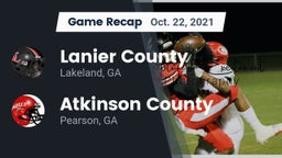 Recap: Lanier County  vs. Atkinson County  2021