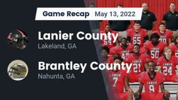 Recap: Lanier County  vs. Brantley County  2022
