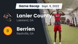 Recap: Lanier County  vs. Berrien  2022