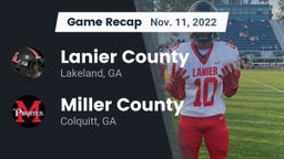 Recap: Lanier County  vs. Miller County  2022