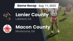 Recap: Lanier County  vs. Macon County  2023