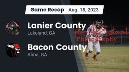 Recap: Lanier County  vs. Bacon County  2023