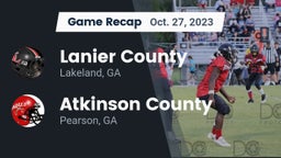 Recap: Lanier County  vs. Atkinson County  2023