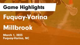 Fuquay-Varina  vs Millbrook  Game Highlights - March 1, 2023