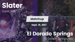 Matchup: Slater vs. El Dorado Springs  2017