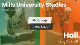 Matchup: Mills University Stu vs. Hall  2017