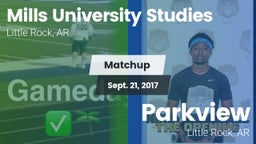 Matchup: Mills University Stu vs. Parkview  2017