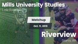 Matchup: Mills University Stu vs. Riverview  2019