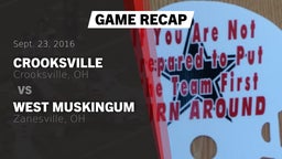 Recap: Crooksville  vs. West Muskingum  2016
