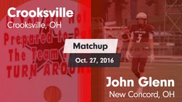 Matchup: Crooksville vs. John Glenn  2016