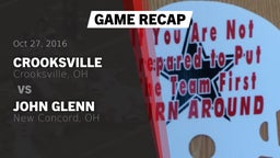 Recap: Crooksville  vs. John Glenn  2016