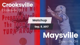 Matchup: Crooksville vs. Maysville  2017