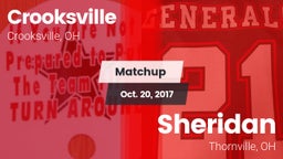 Matchup: Crooksville vs. Sheridan  2017