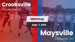 Matchup: Crooksville vs. Maysville  2018
