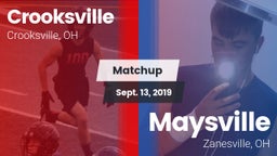 Matchup: Crooksville vs. Maysville  2019