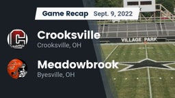 Recap: Crooksville  vs. Meadowbrook  2022