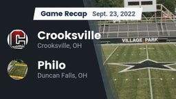 Recap: Crooksville  vs. Philo  2022