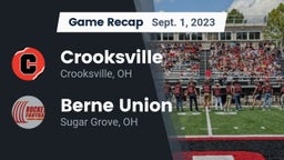 Recap: Crooksville  vs. Berne Union  2023