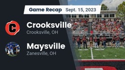 Recap: Crooksville  vs. Maysville  2023