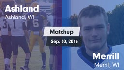 Matchup: Ashland vs. Merrill  2016