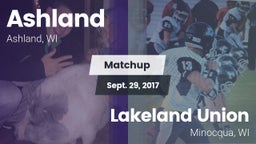 Matchup: Ashland vs. Lakeland Union  2017