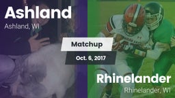 Matchup: Ashland vs. Rhinelander  2017