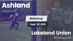 Matchup: Ashland vs. Lakeland Union  2018
