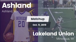 Matchup: Ashland vs. Lakeland Union  2019