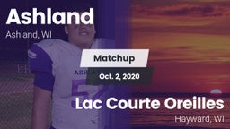 Matchup: Ashland vs. Lac Courte Oreilles  2020