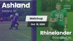 Matchup: Ashland vs. Rhinelander  2020