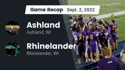 Recap: Ashland  vs. Rhinelander  2022