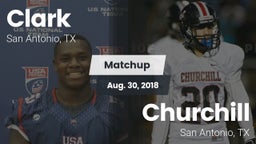 Matchup: Clark  vs. Churchill  2018