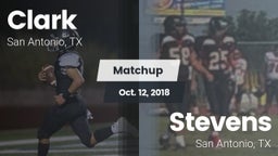 Matchup: Clark  vs. Stevens  2018
