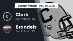 Recap: Clark  vs. Brandeis  2020
