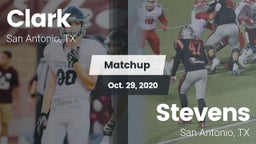 Matchup: Clark  vs. Stevens  2020