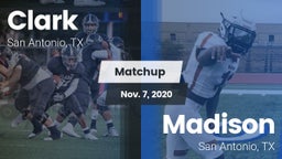 Matchup: Clark  vs. Madison  2020