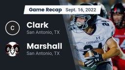 Recap: Clark  vs. Marshall  2022
