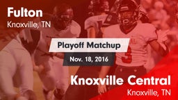 Matchup: Fulton vs. Knoxville Central  2016