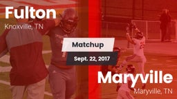 Matchup: Fulton vs. Maryville  2017
