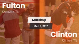 Matchup: Fulton vs. Clinton  2017