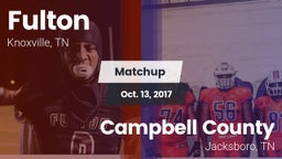 Matchup: Fulton vs. Campbell County  2017