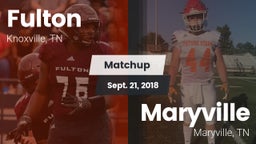 Matchup: Fulton vs. Maryville  2018