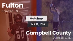 Matchup: Fulton vs. Campbell County  2020