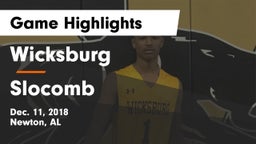 Wicksburg  vs Slocomb  Game Highlights - Dec. 11, 2018