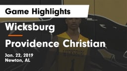 Wicksburg  vs Providence Christian Game Highlights - Jan. 22, 2019