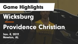 Wicksburg  vs Providence Christian Game Highlights - Jan. 8, 2019