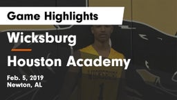 Wicksburg  vs Houston Academy Game Highlights - Feb. 5, 2019