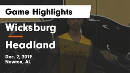Wicksburg  vs Headland  Game Highlights - Dec. 2, 2019